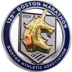 2025 Boston Marathon finisher medal 2025 Boston Marathon finisher medal